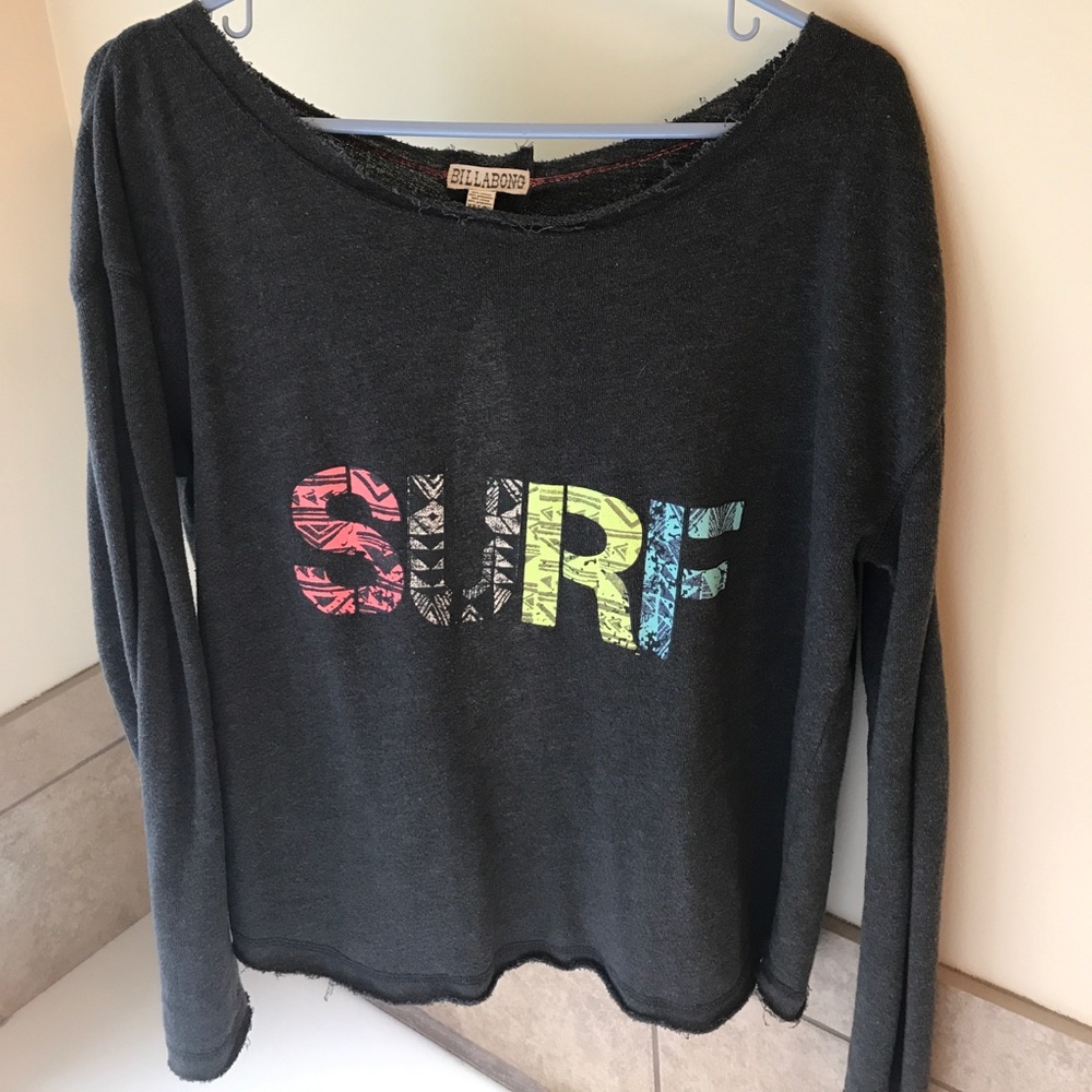 Billabong SURF pullover with slitted open back