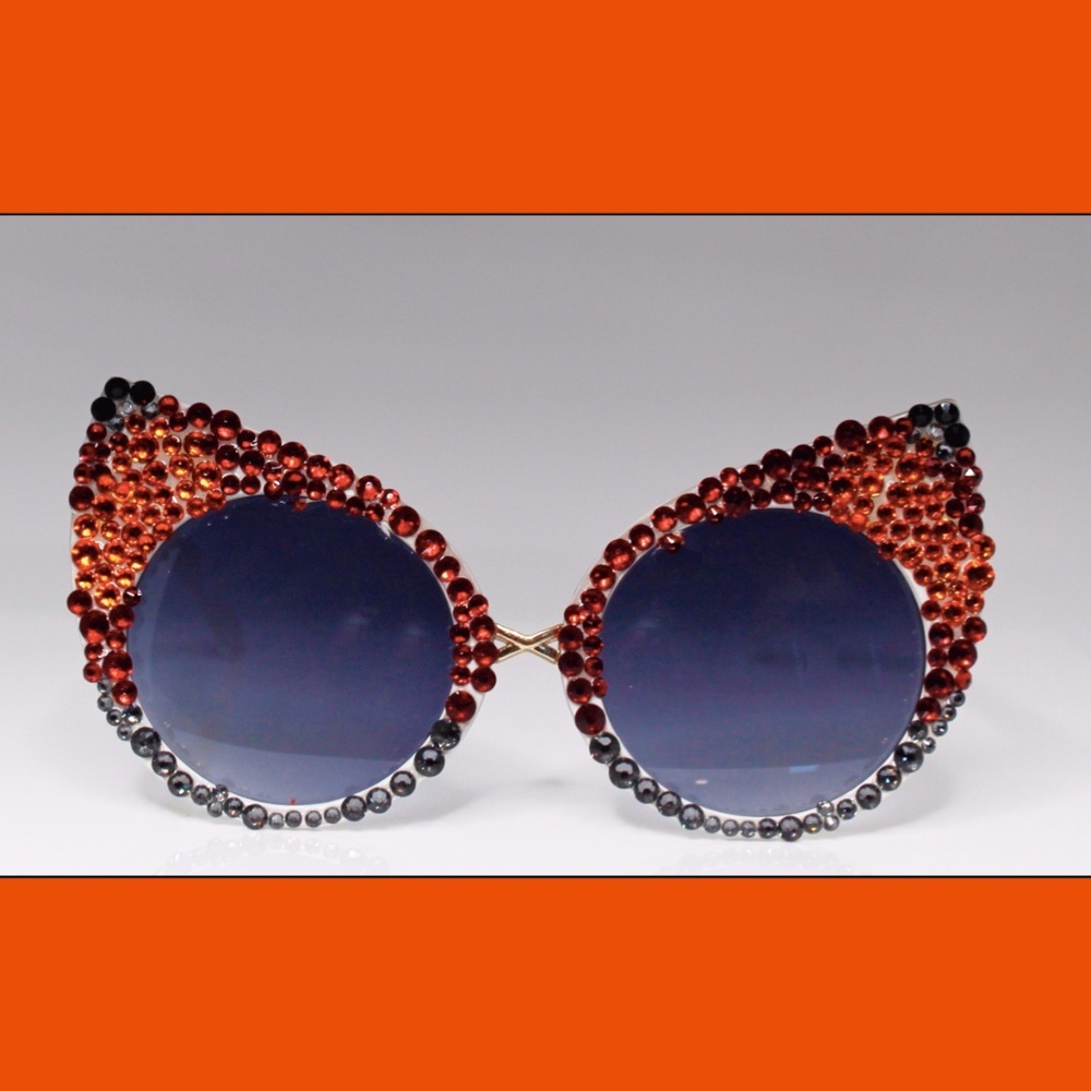 Tampa Bay Bucs Womens CatEye Sunglasses Swarovski