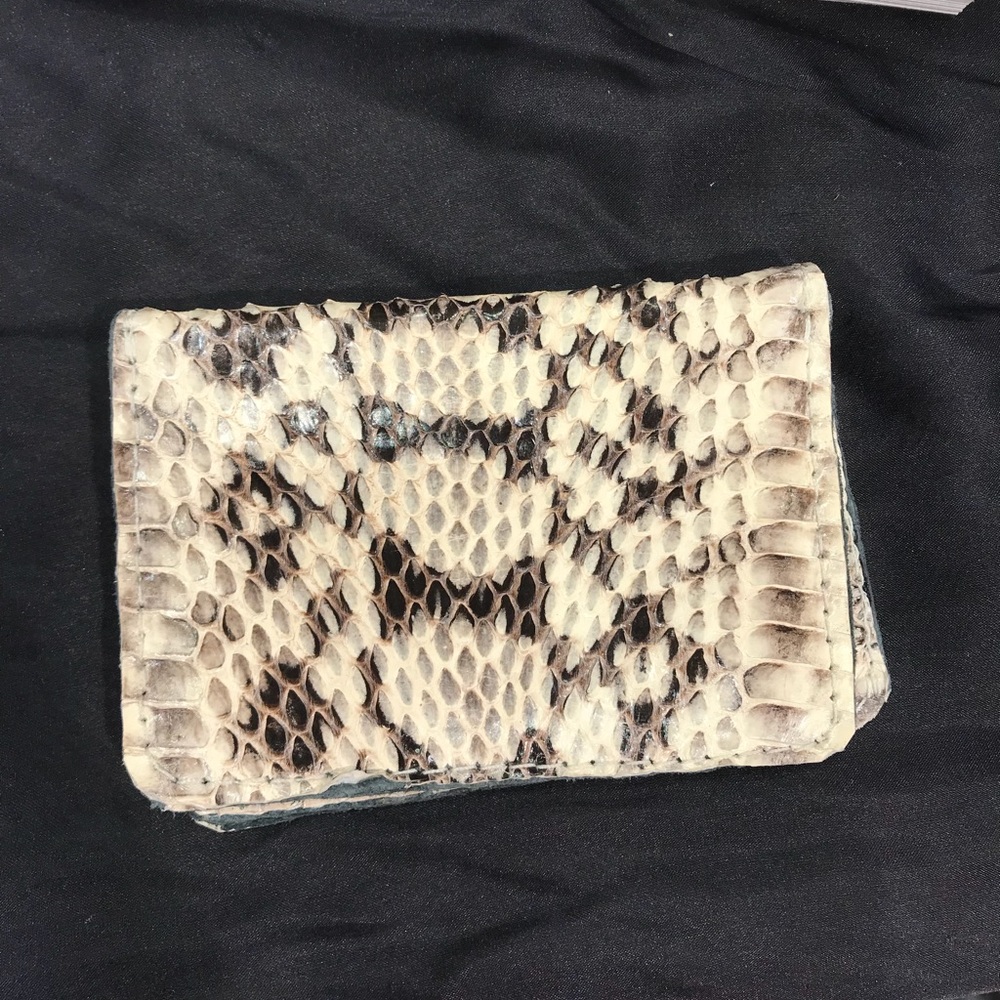 CreditCard Holder in snakeskin