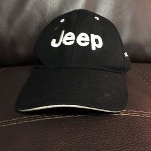 Black and White Jeep Baseball Cap