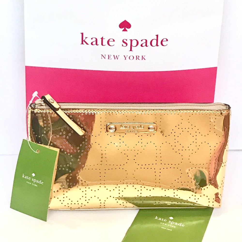 🎉HP🎉KATE SPADE Little Shiloh Metro Spade Gold