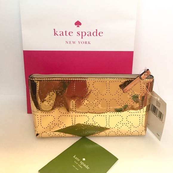 🎉HP🎉KATE SPADE Little Shiloh Metro Spade Gold - Picture 3 of 7