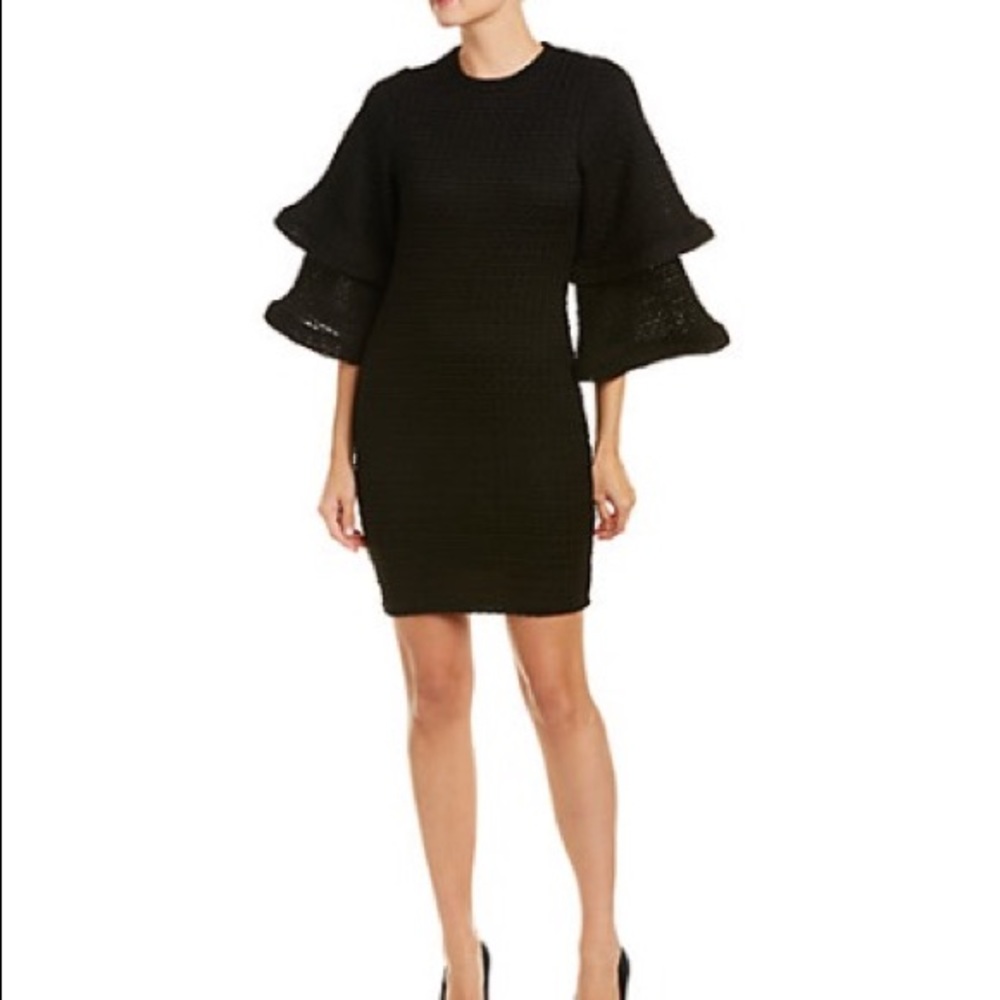 Gracia Layered Bell Sleeve Dress
