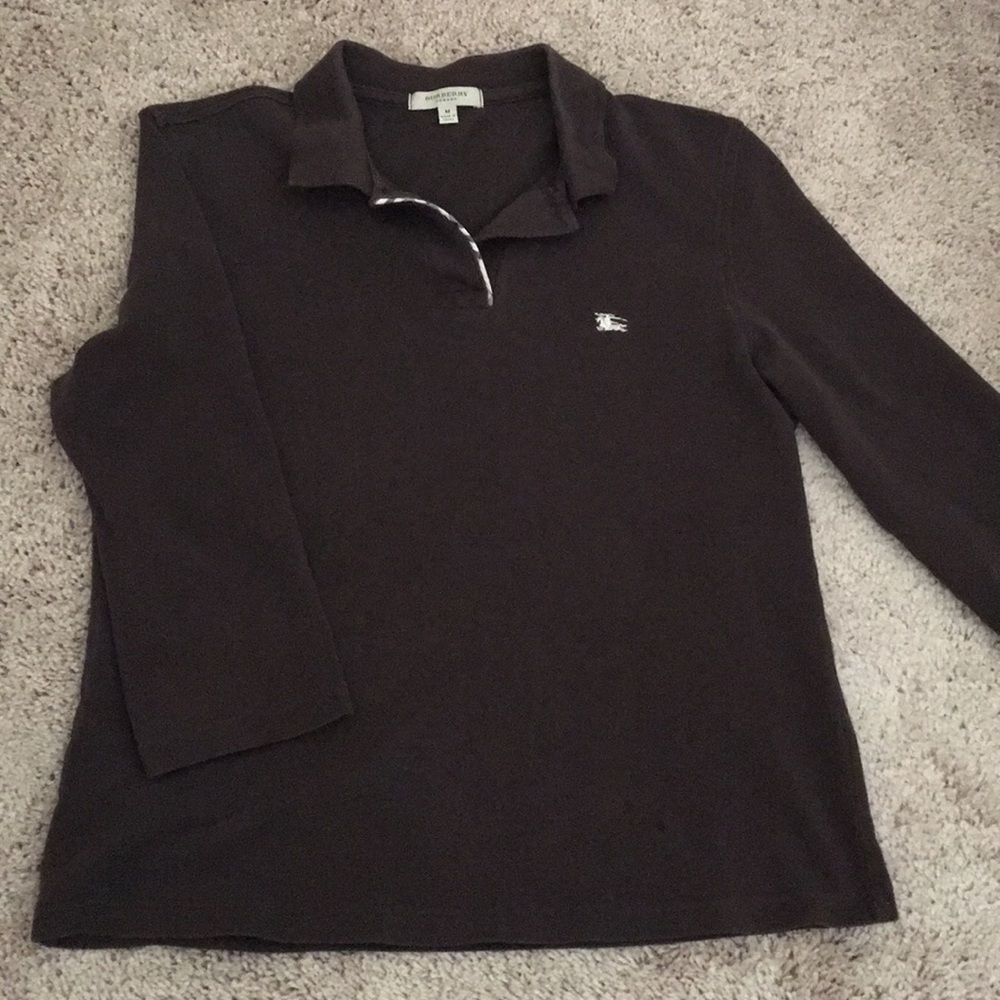 Burberry Polo 3/4 Sleeve Shirt for Women