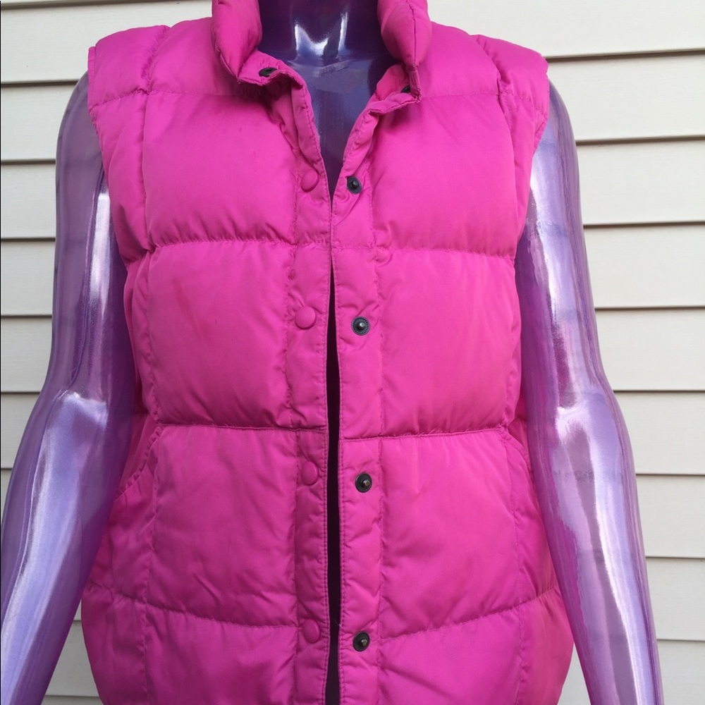 Lands end pink vest