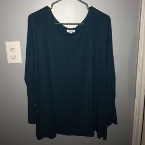 Blue piko shirt