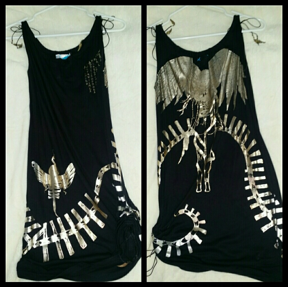 Zaia Black Sleeveless Mini Dress