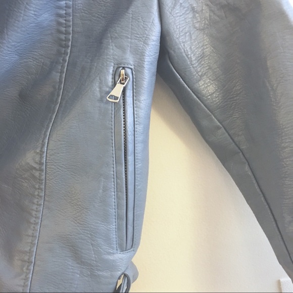 🚫SOLD🚫NWT Vegan leather embroidered jacket - Picture 5 of 5