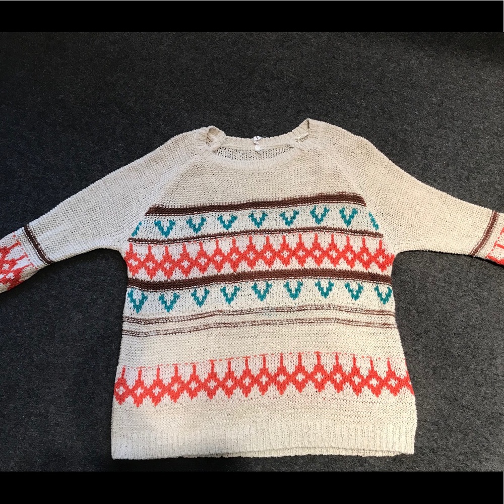Willow & Clay Festive weave sweater