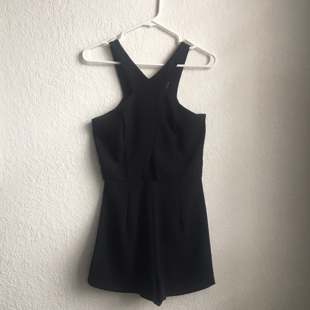 Asymmetrical romper