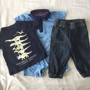 🔥 Baby Boy Outfit and Bodysuit Bundle 🔥