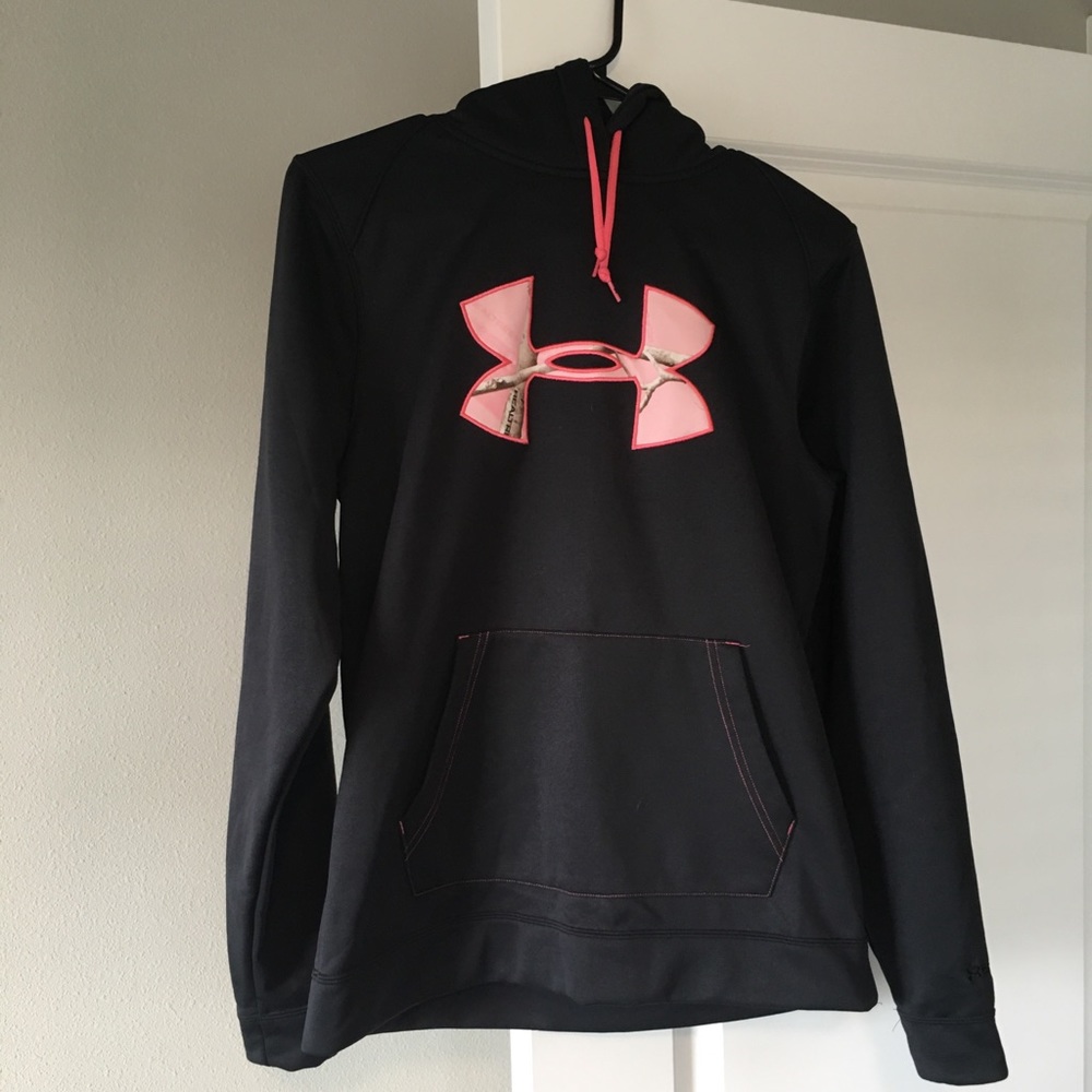Pink Camo Under Armour Sweatshirt