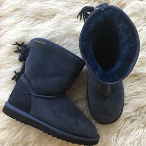 Navy Blue Short Ugg Boots