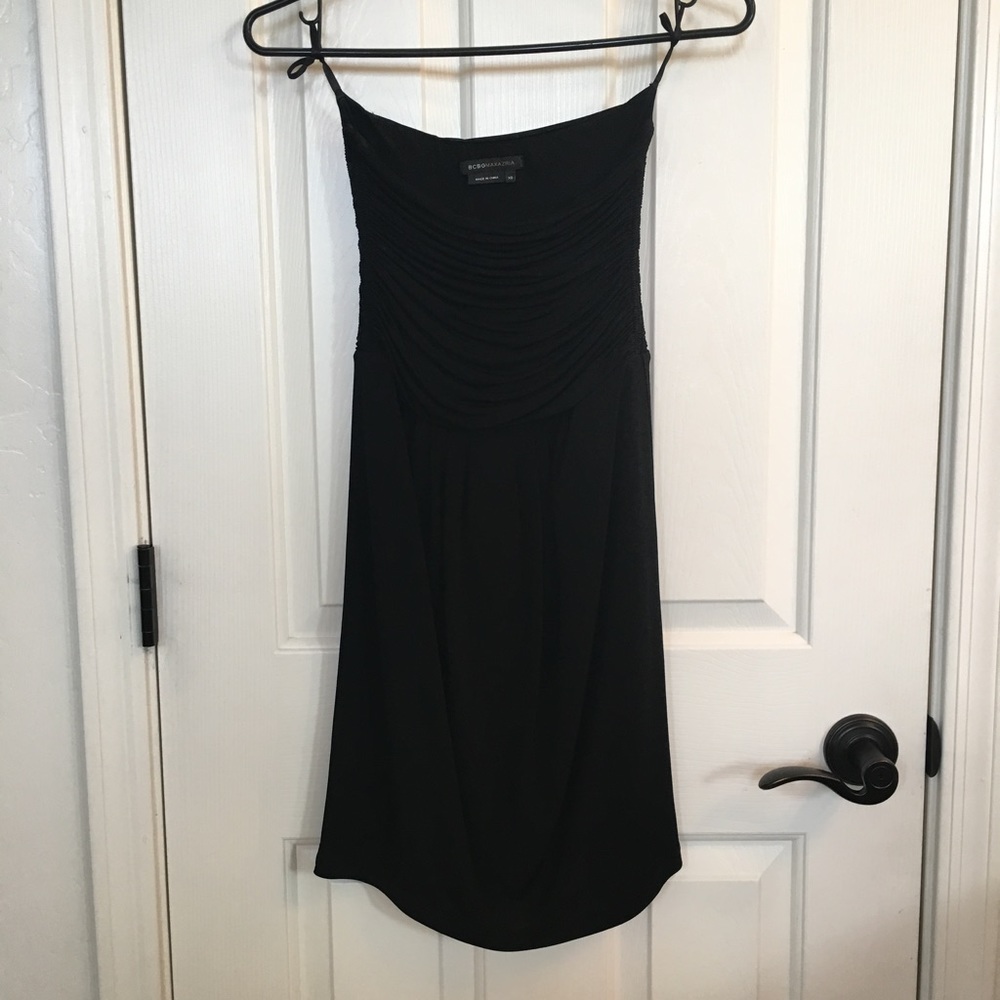 BCBG Strapless cocktail dress