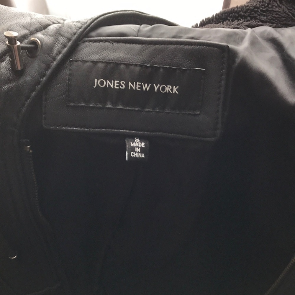 Leather Jacket with hood