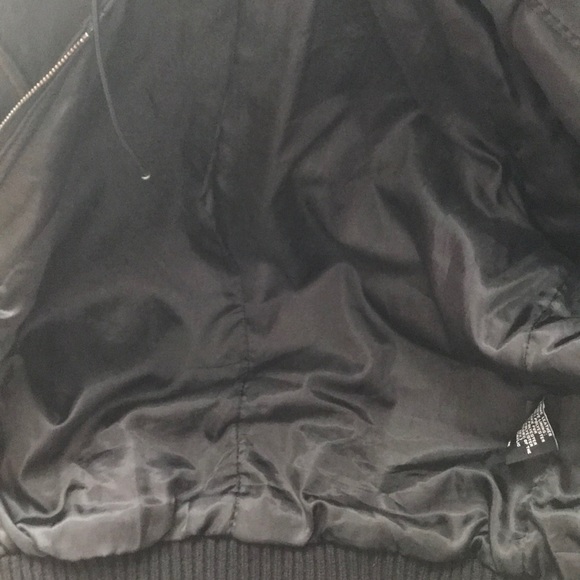 Leather Jacket with hood - Picture 7 of 7