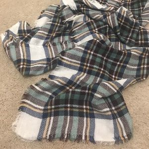 Plaid Blanket Winter Scarf