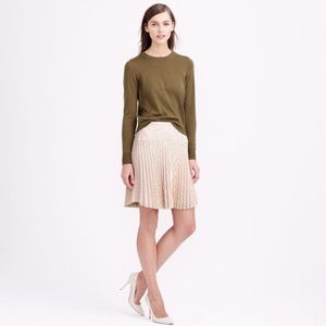 Jcrew BLACK laser cut pleated skirt