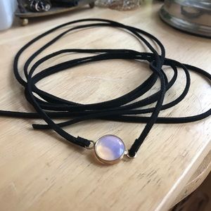 Opalite MOon Wrap Around Choker