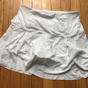 White Lululemon tennis skirt