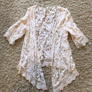 Vintage Lace Cardigan/Kimono Top