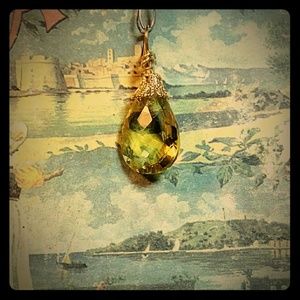 #0164 Lemon Quartz Pendant