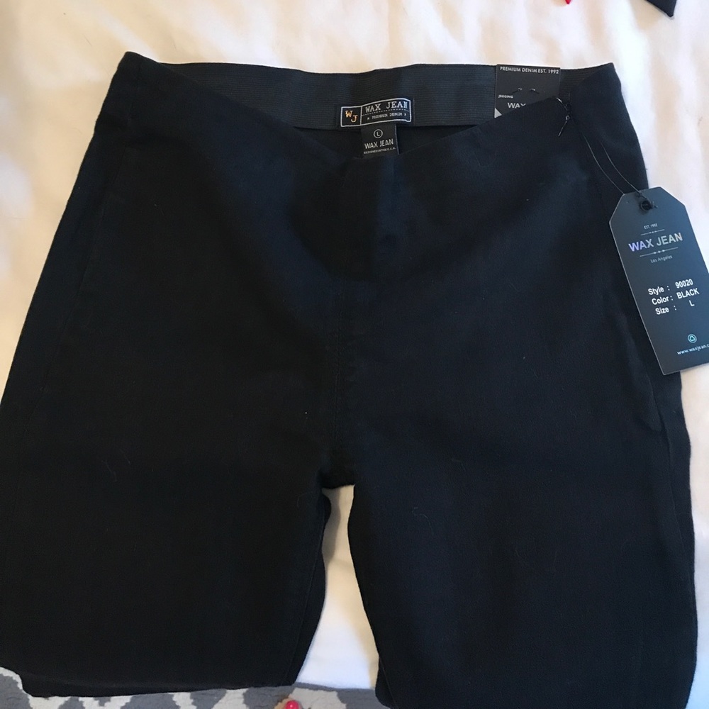 SOLD: Fashion nova wax jeans