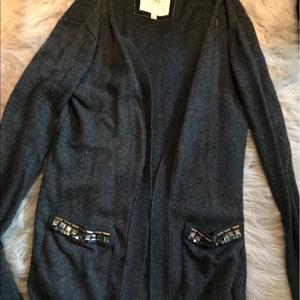 Long Abercrombie knit cardigan