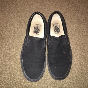 All Black Vans