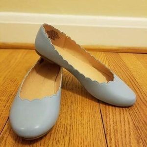 Lauren Conrad Scalloped Flats