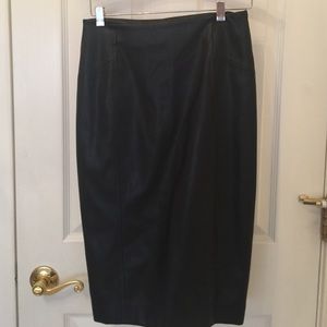 Zara faux leather skirt