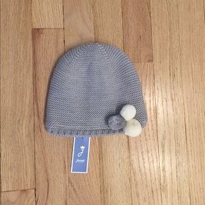 NWT Jacadi Knit Fleece-Lined Hat