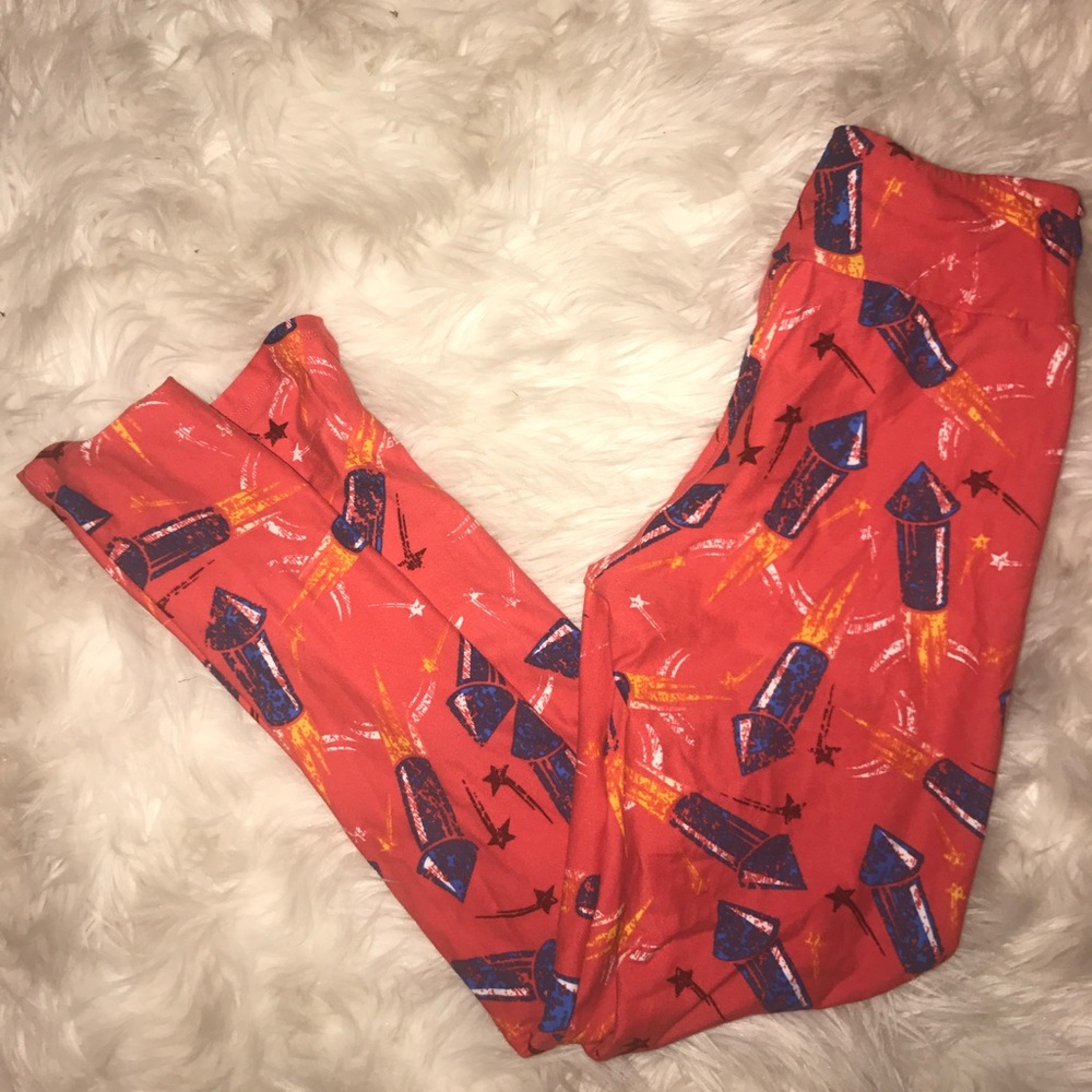 Lula Roe tights. Tween size