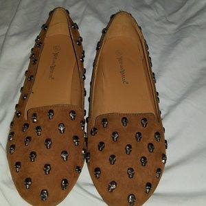 Fun Skull Smoking Slippers