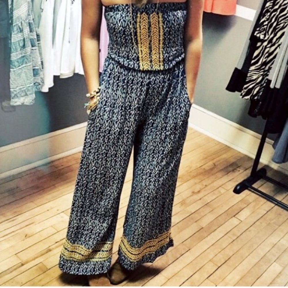 THML Strapless Jumpsuit