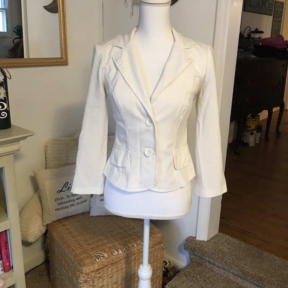 White blazer