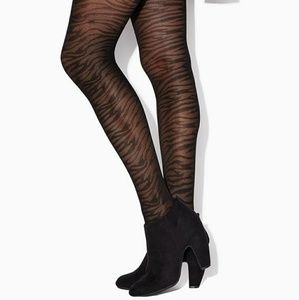 Charming Charlie Zebra Stripe Tights