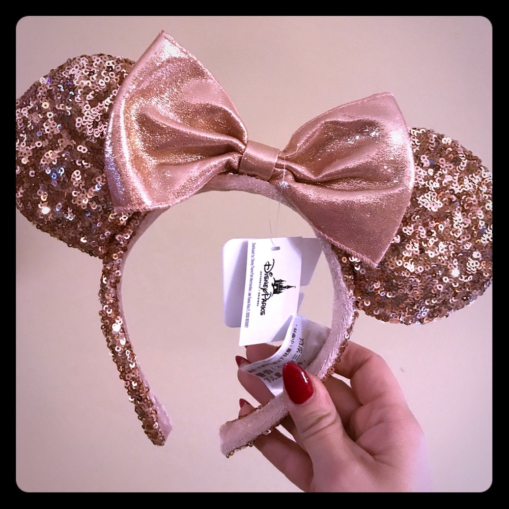 Rose gold Mickey ears