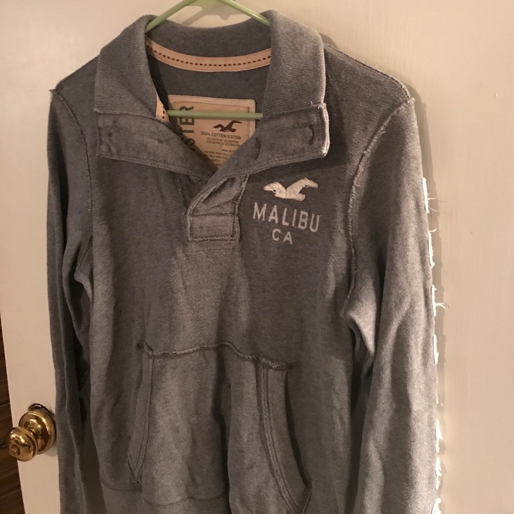 Holister collared sweater