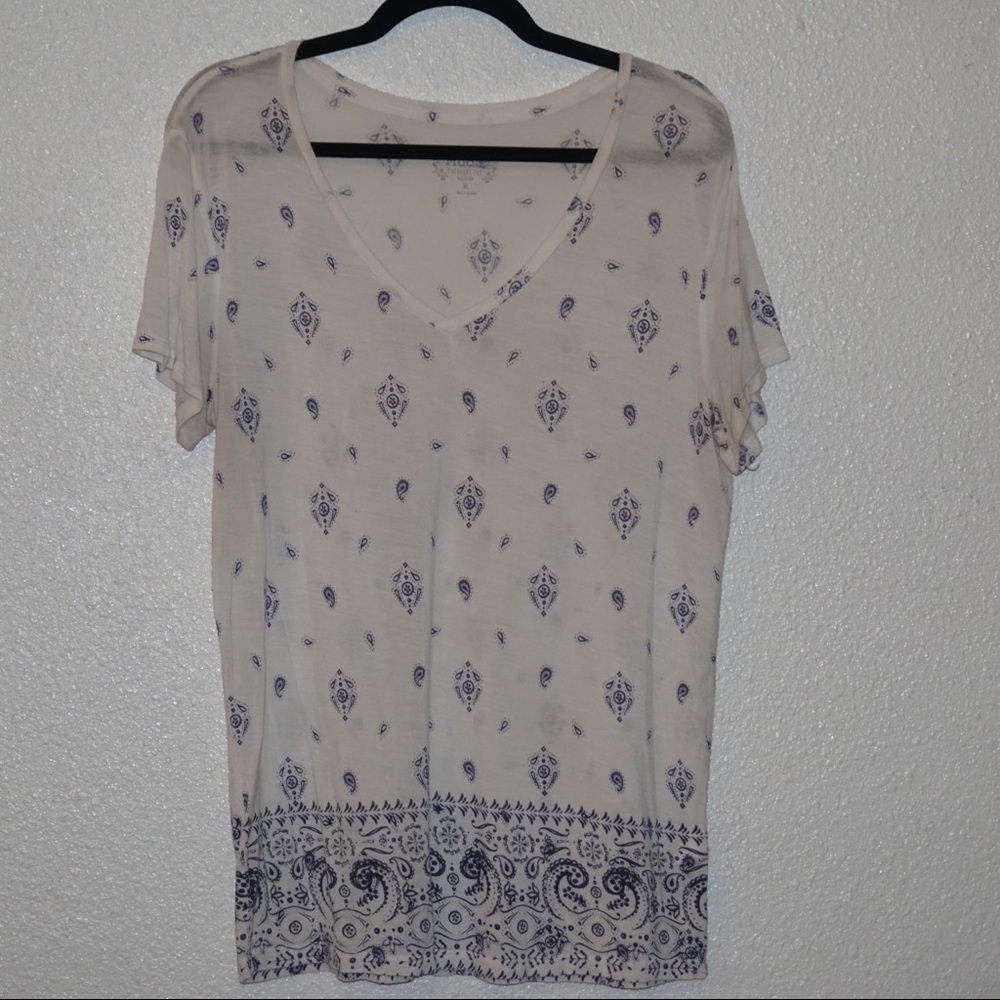 Patterned Tee from "Mudd"