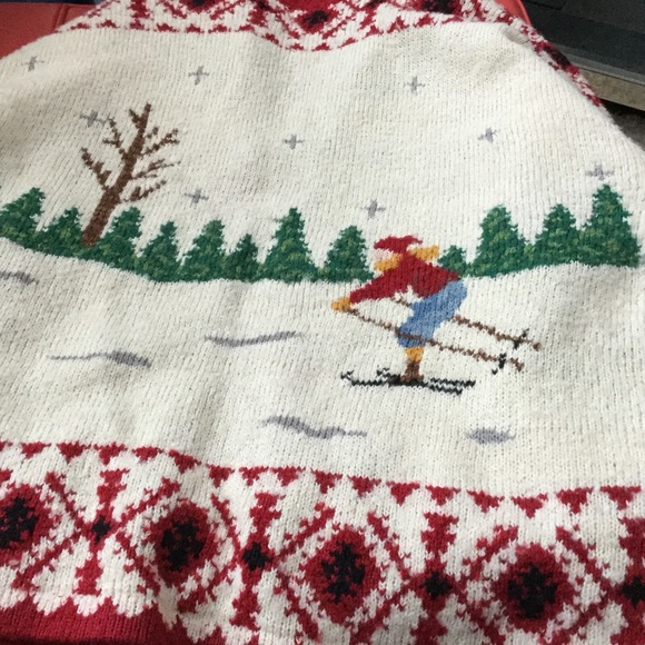 Winter theme cardigan, L - Picture 6 of 6