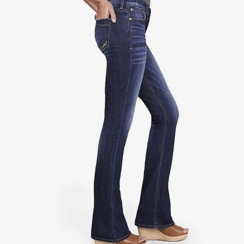 NWT Express Stella Barely Boot Low Rise Jeans