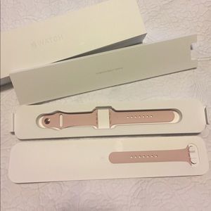 Apple Watch 38mm Pink Sand Sport Band S/M & M/L