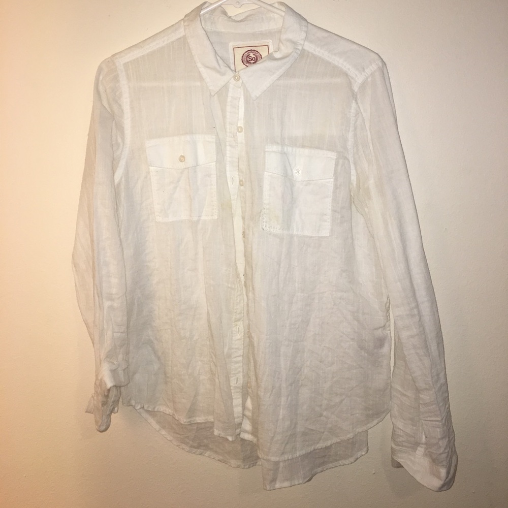 White button up
