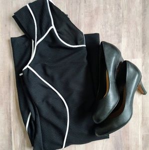 Express Black and White Dress