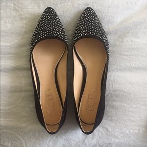 BCBG Studded Flats