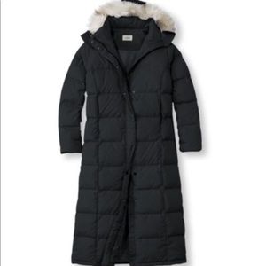 LL Bean Ultrawarm Down Parka Long Black