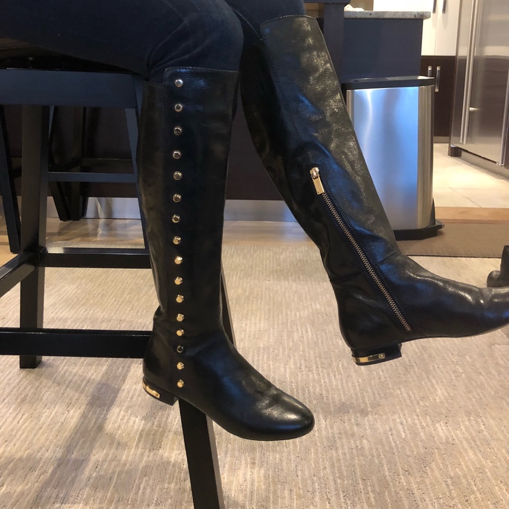 Michael Kors tall leather boots