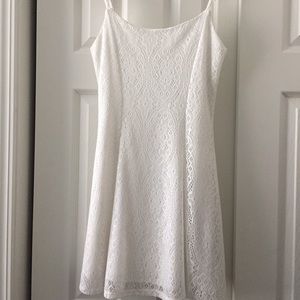 White lace dress