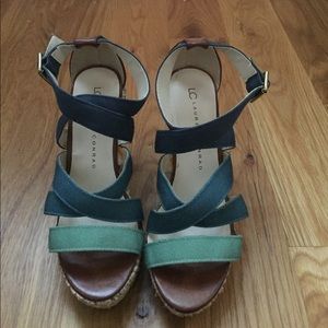 LC by Lauren Conrad Strappy Wedges